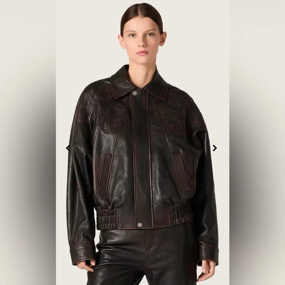 Golden Goose Leather Jacket - Picture 2 of 16